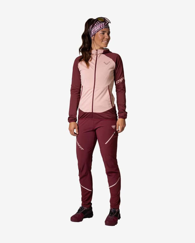 Pantalón largo Dynafit Transalper Hybrid granate mujer - #2
