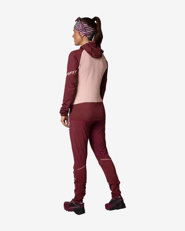 Pantalón largo Dynafit Transalper Hybrid granate mujer - #3