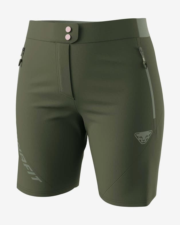 Pantalón corto Dynafit Transalper 2 Light Dynastretch verde oliva mujer - #1