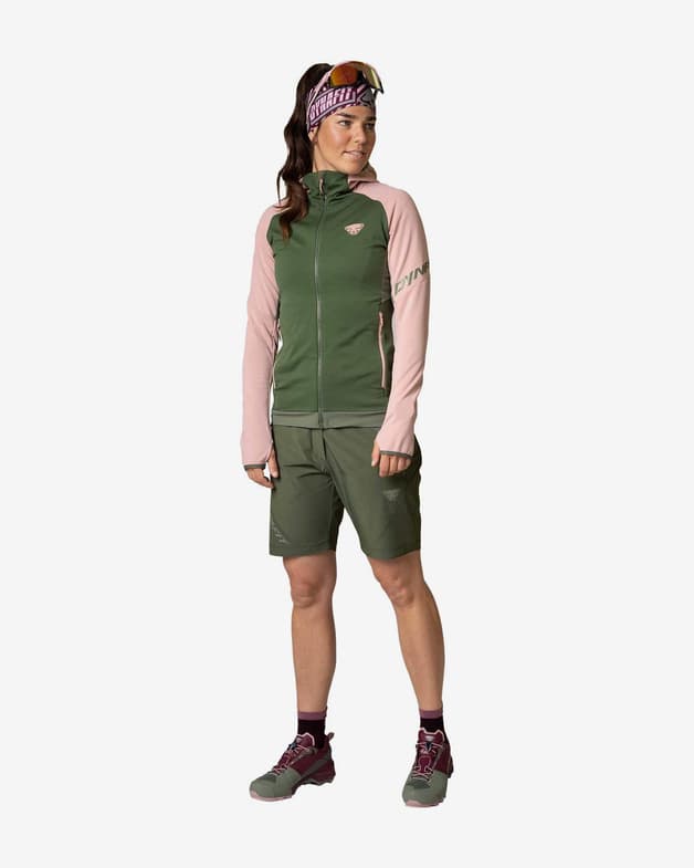 Pantalón corto Dynafit Transalper 2 Light Dynastretch verde oliva mujer - #2