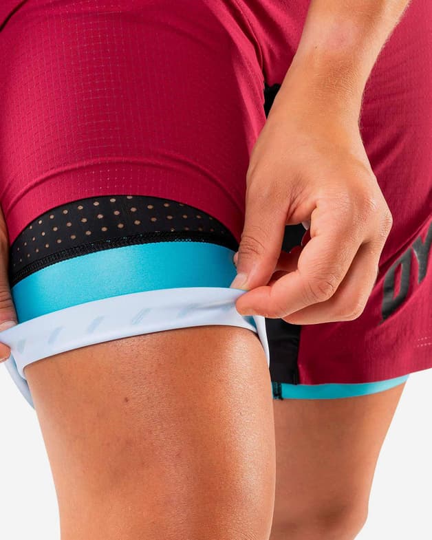 Pantalón corto Dynafit Ride Light 2 In 1 Dynastretch granate mujer - #3