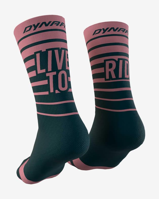 Calcetines Dynafit Live To Ride rosa claro - #2