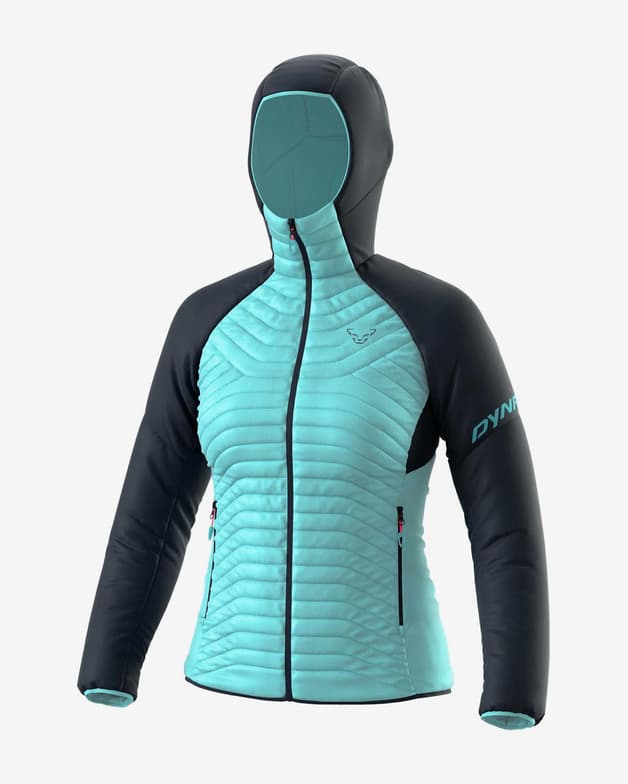 Chaqueta con capucha Dynafit Speed Insulation azul celeste mujer - #1