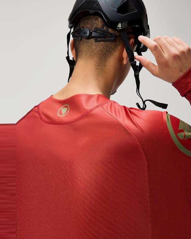 Maillot Endura Core Printed manga larga rojo - #4