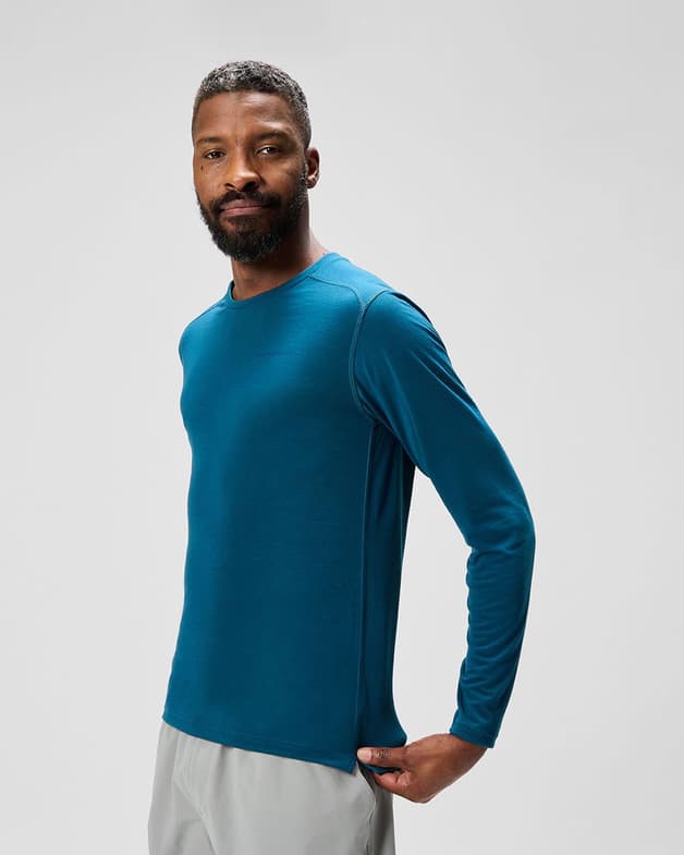 Maillot Endura Hummvee Tech manga larga azul pálido - #2