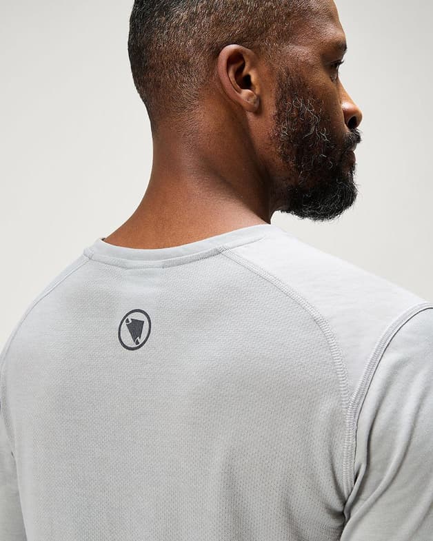 Maillot Endura Hummvee Tech manga larga gris claro - #4