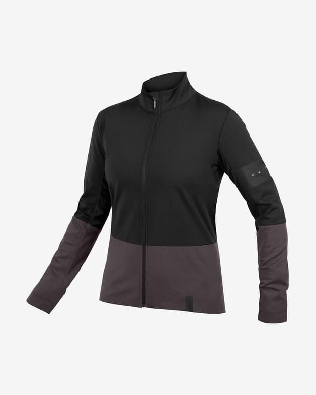 Maillot Endura FS260 Jetstream manga larga negro gris mujer - #1