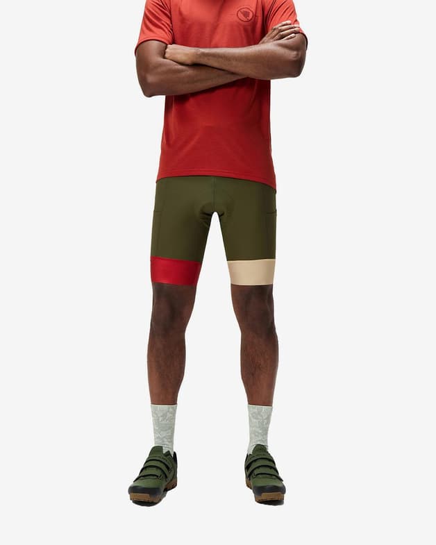 Culote sin tirantes Endura Loop Waist verde oliva - #1