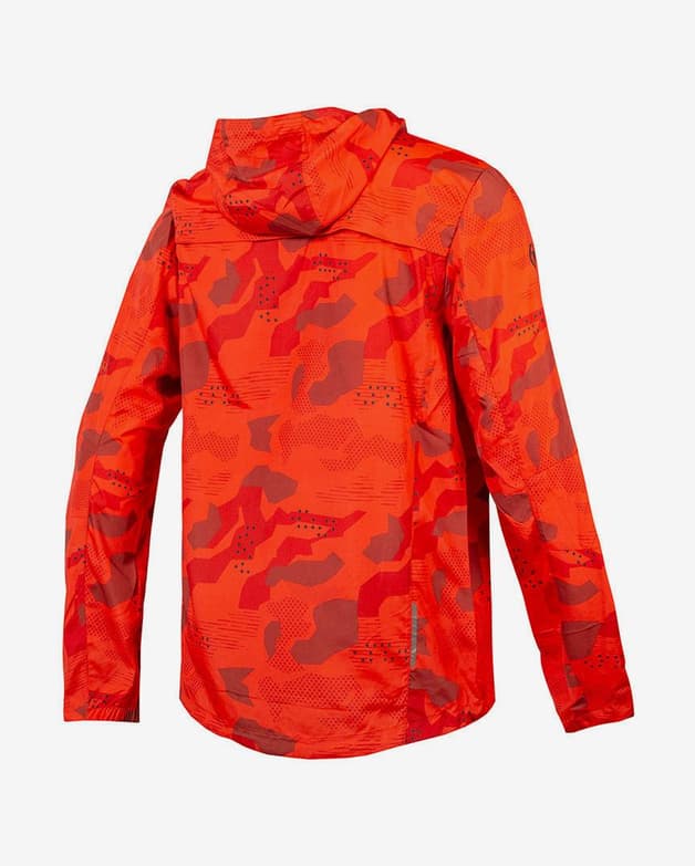Chaqueta Endura Hummvee Windproof Shell rojo anaranjado camuflaje - #2