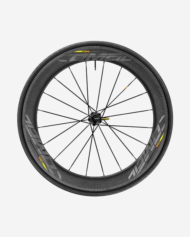 Par de ruedas Mavic Comete Pro Carbon SL Tubular núcleo Shimano QR 9 mm 700x25 negro - #4