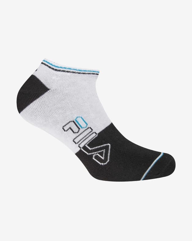 Calcetines Fila Invisible negro blanco verde (3 pares) - #3