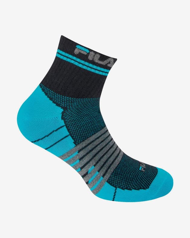 Calcetines Fila Running naranja amarillo azul (3 pares) - #1