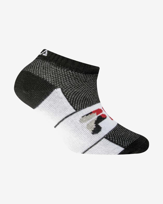 Calcetines Fila Invisible Plain blanco gris claro negro infantil (3 pares) - #2