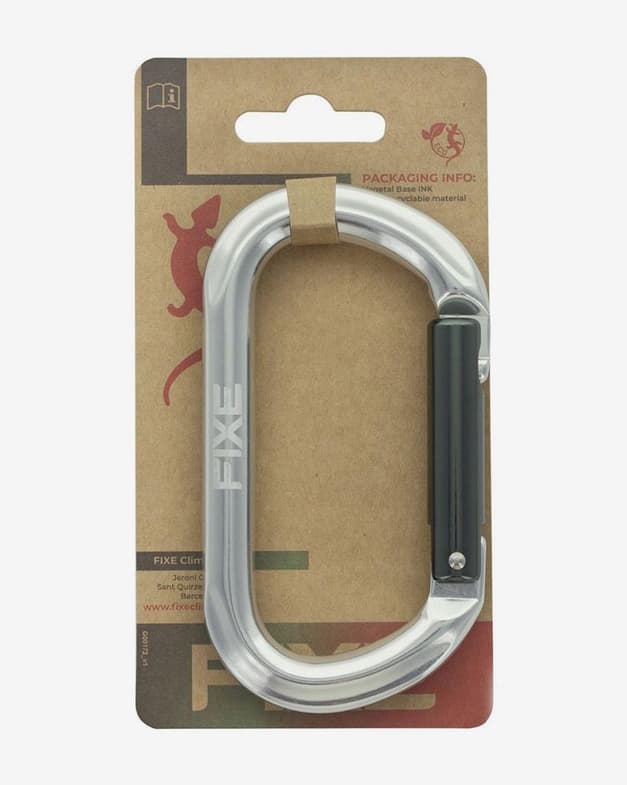 Mosquetón Fixe Climbing simétrico Lyra plata - #1