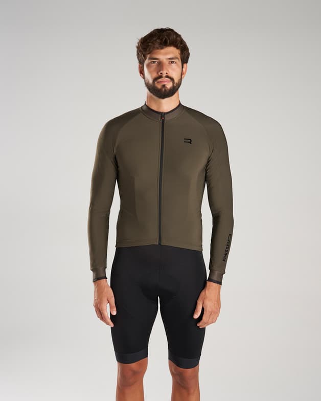 Maillot Finisseur Core Thermal Solid manga larga kakhi - #3