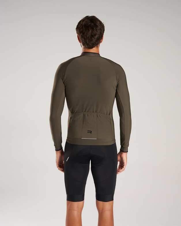 Maillot Finisseur Core Thermal Solid manga larga kakhi - #5