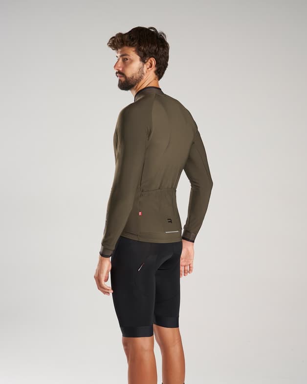 Maillot Finisseur Core Thermal Solid manga larga kakhi - #6