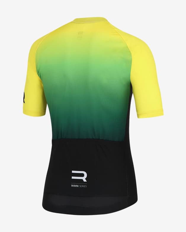 Maillot Finisseur Core Gradient manche courte jaune noir femme - #2