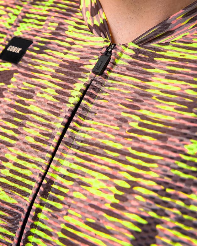 Maillot Gobik Carrera 2.0 manches courtes marron multicolore - #5