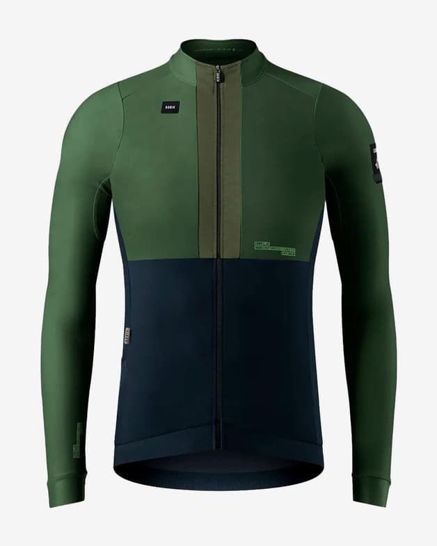 Maillot Gobik Hyder Blend manches longues vert bleu - #1
