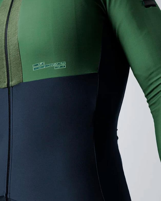 Maillot Gobik Hyder Blend manches longues vert bleu - #4