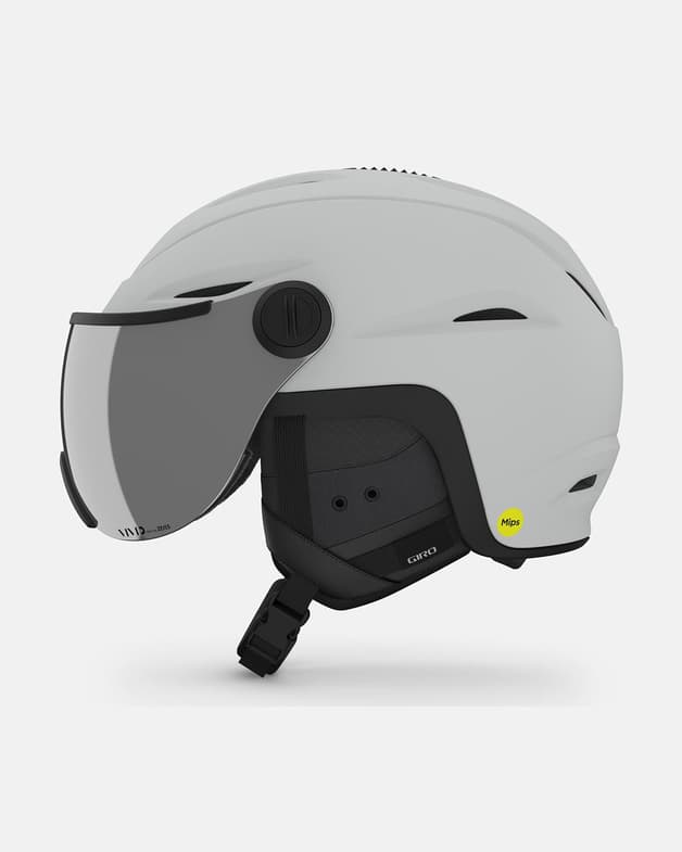 Casco Giro Vue MIPS blanco grisáceo con lente VIVID Ember rojo - #2