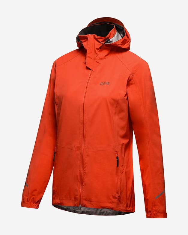 Chaqueta con capucha Gore Wear R3 GORE-TEX Active rojo anaranjado mujer - #1