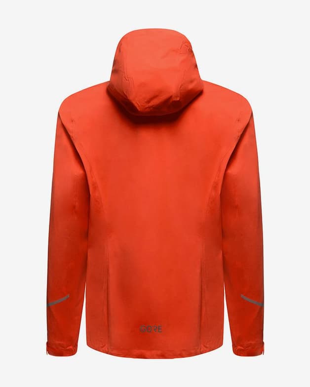 Chaqueta con capucha Gore Wear R3 GORE-TEX Active rojo anaranjado mujer - #3