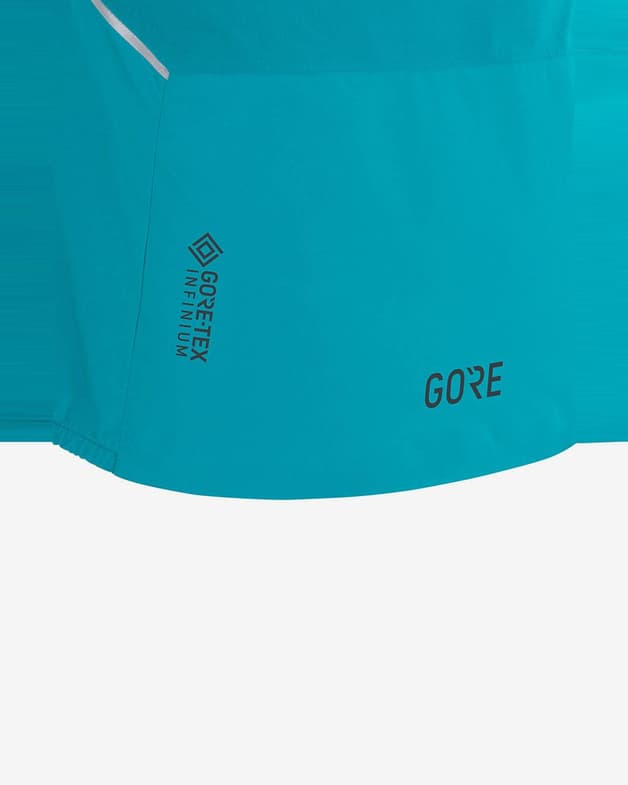 Chaqueta con capucha GOREWEAR R7 Partial GORE-TEX INFINIUM™ azul claro - #5