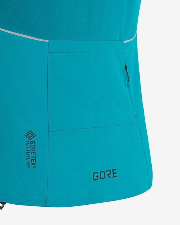 Chaqueta con capucha Gore Wear R7 Partial GORE-TEX INFINIUM™ azul claro mujer - #6