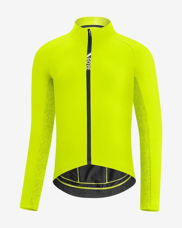 Maillot Gore Wear C5 Thermo manga larga amarillo neón verde - #1