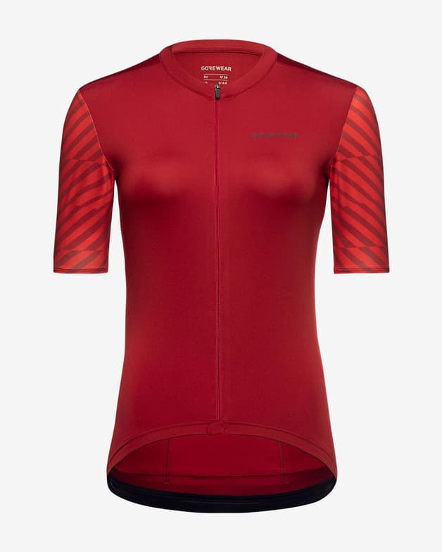 Maillot GOREWEAR Swiftride Optical manga corta rojo mujer - #1