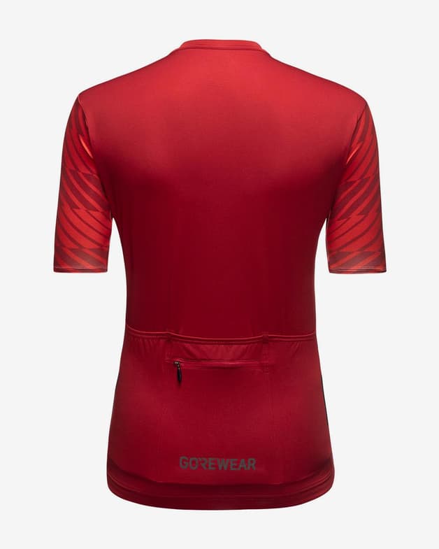 Maillot GOREWEAR Swiftride Optical manga corta rojo mujer - #2