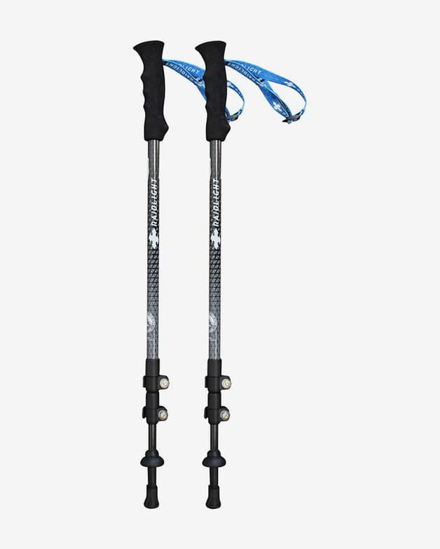 Bastones Raidlight Vertical Carbon 3 negro verde lima (par) - #1