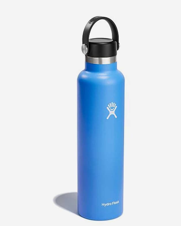 Bidón Hydro Flask 24 oz Standard Mouth con tapa Standard Flex Cap azul - #2