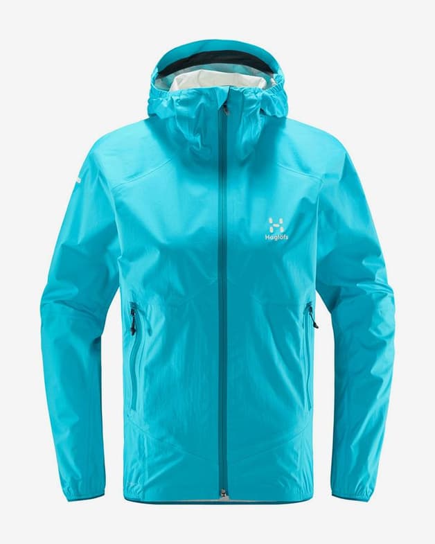 Chaqueta fina Haglöfs L.I.M Proof Multi azul claro mujer - #1