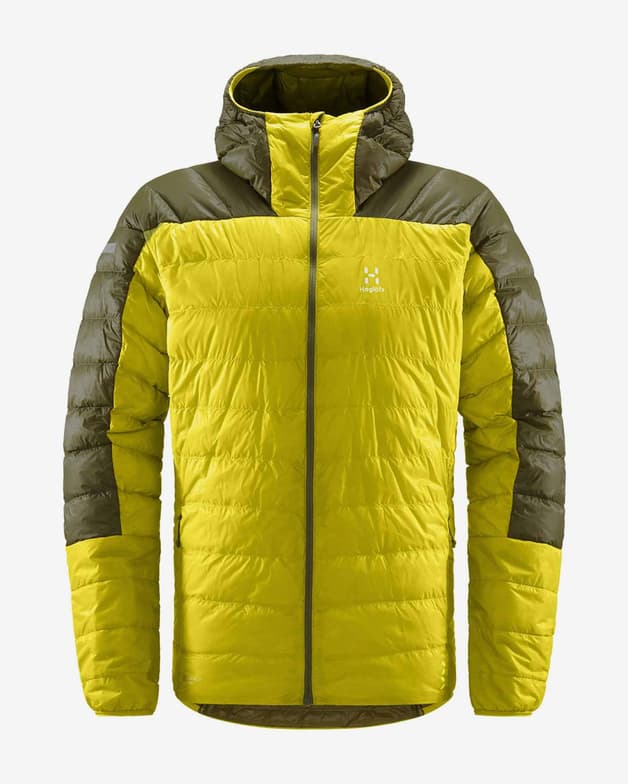 Chaqueta con capucha Haglöfs L.I.M Down amarillo - #1