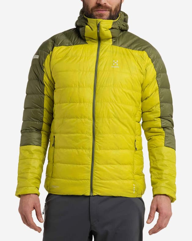 Chaqueta con capucha Haglöfs L.I.M Down amarillo - #3