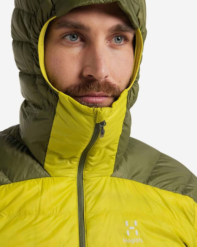 Chaqueta con capucha Haglöfs L.I.M Down amarillo - #6