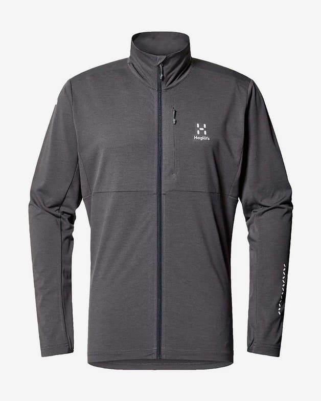 Forro polar Haglöfs L.I.M Strive Mid gris oscuro - #1