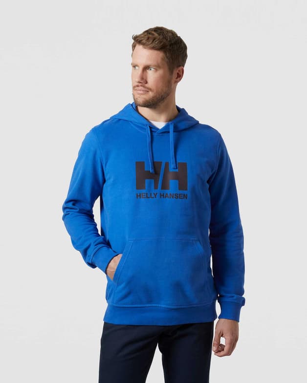 Sudadera con capucha Helly Hansen Logo azul cobalto - #3
