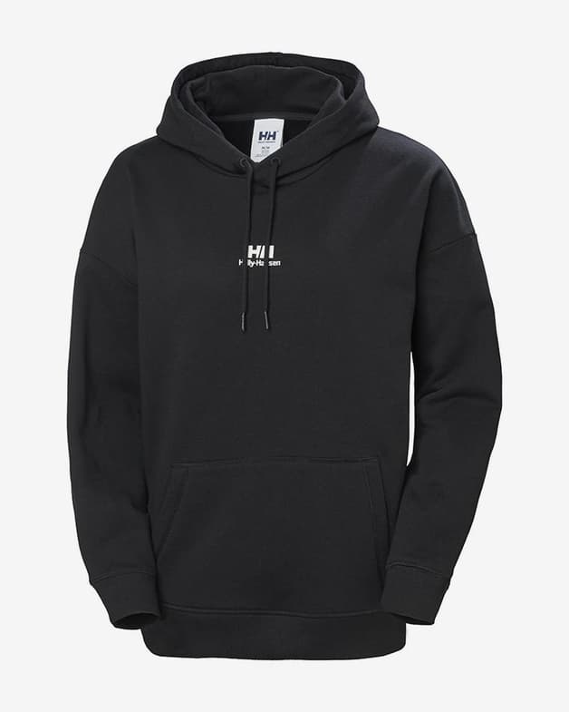 Sudadera con capucha Helly Hansen Yu Hoodie negro mujer - #1
