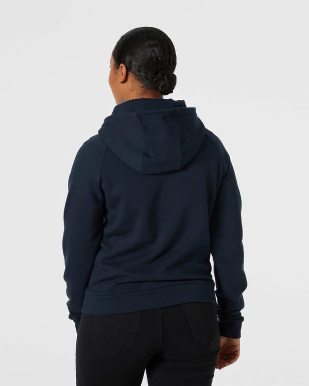Sudadera con capucha Helly Hansen Core azul marino mujer - #4
