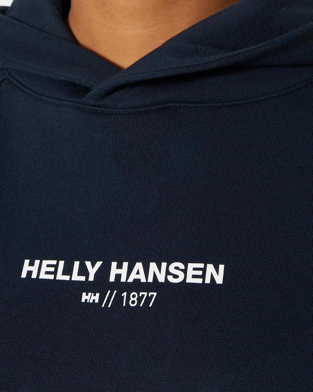 Sudadera con capucha Helly Hansen Core azul marino mujer - #5