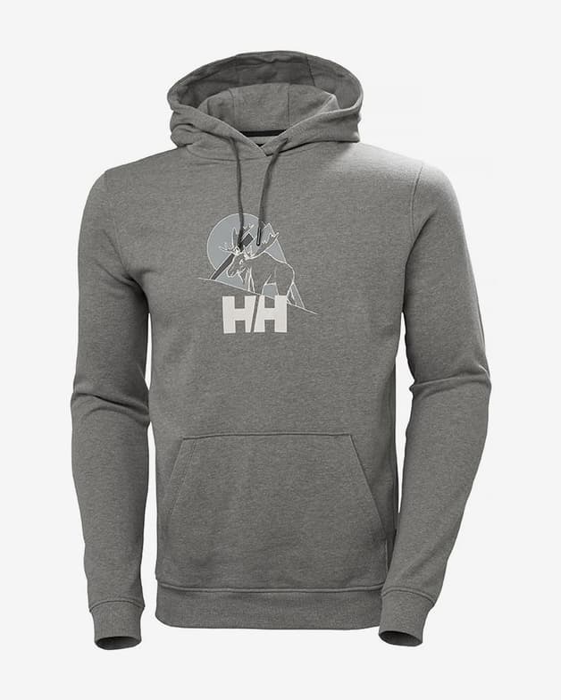 Sudadera con capucha Helly Hansen F2F Cotton gris claro - #1
