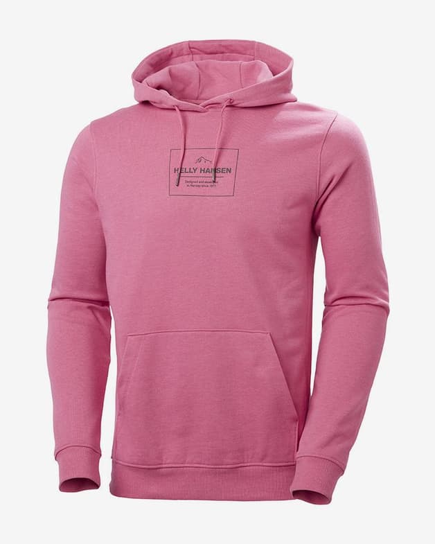 Sudadera con capucha Helly Hansen F2F Cotton rosa - #1