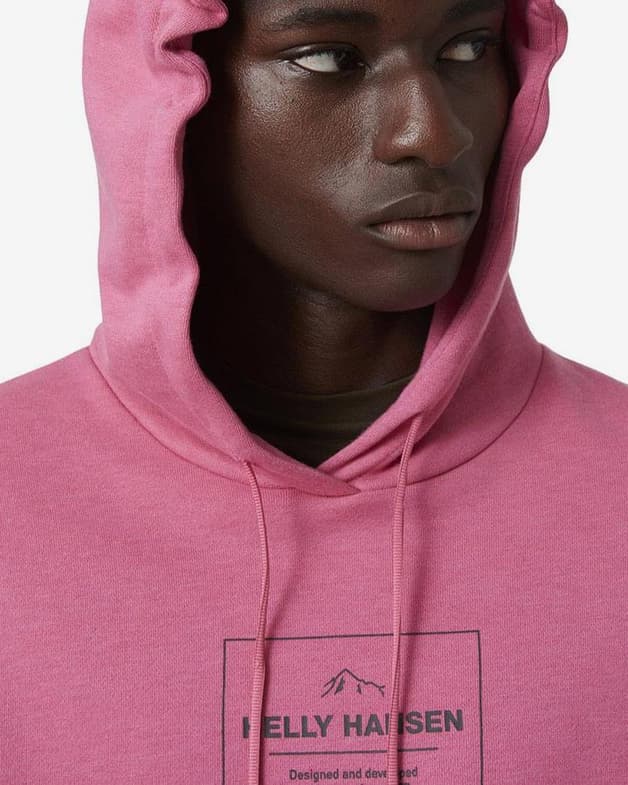 Sudadera con capucha Helly Hansen F2F Cotton rosa - #3