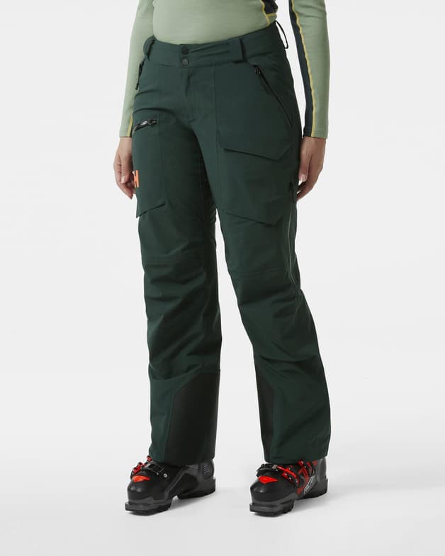 Pantalón largo Helly Hansen Aurora Infinity Shell RECCO verde oscuro mujer - #3