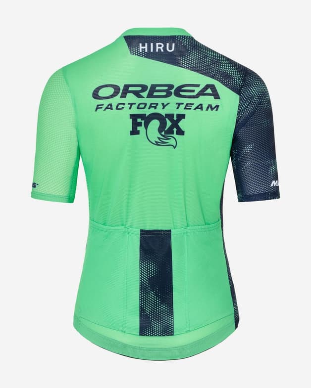 Maillot Hiru Orbea Factory Team 2025 Race manches courtes bleu vert femme - #2