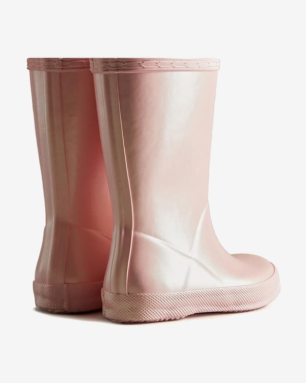 Botas Hunter Original Tall Kids First Nebula rosa infantil  - #3